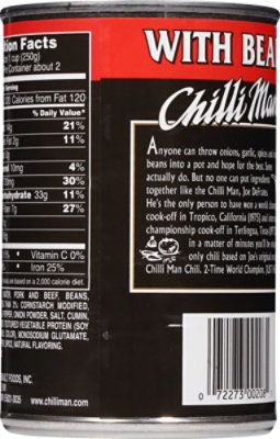 Chilli Man Chili With Beans - 15 Oz - Image 6