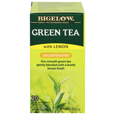 Bigelow Green Tea Lemon Decaf - 20 Count - Image 4