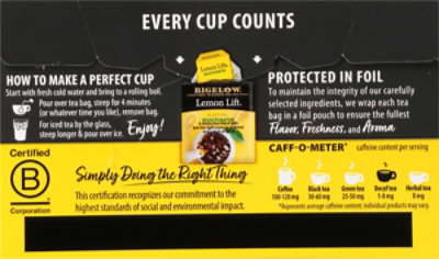 Bigelow Lemon Lift Decaf 20 Ct - 20 Count - Image 3