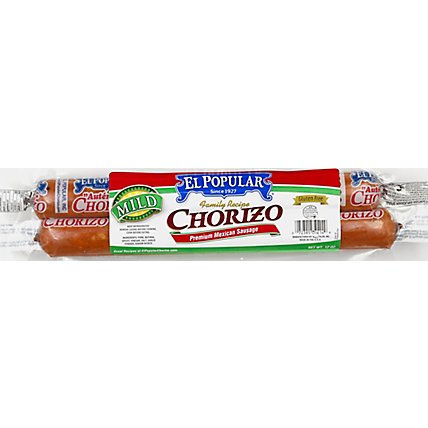 El Popular Original Chorizo - 12 Oz - Image 2