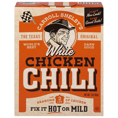 Carroll Shelby's White Chicken Chili Kit, 3 oz - Smith's Food and Drug