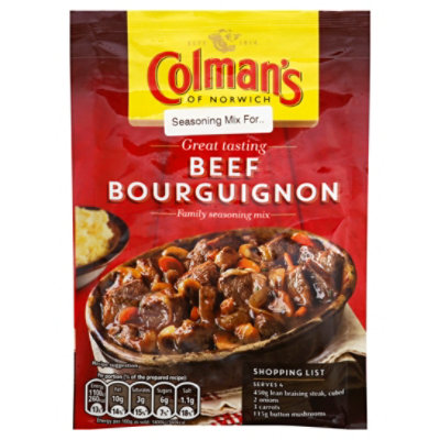 Colemans Mix Ssng Bourguignon - 1.4 Oz