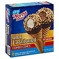 North Star Ice Cream Sundae Cones Olde Fashioned Combo 6 Count - 27.6 Fl. Oz. - Image 1