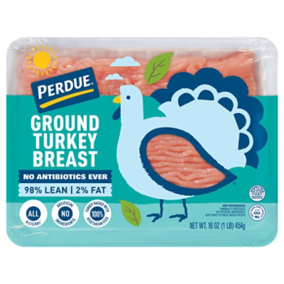 PERDUE No Antibiotics Ever Fresh Ground Turkey Breast Traypack - 16 Oz - Image 3