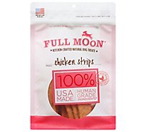 Full Moon Dog Treats Chicken Strips - 6 Oz