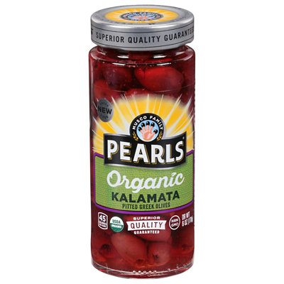 Pearls Organic Olives Greek Kalamata Pitted - 6 Oz - Image 4