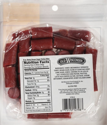 Old Wisconsin Brown Sugar Turkey Bites - 8 Oz - Image 6