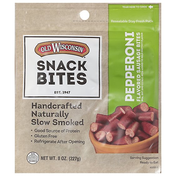 Old Wisconsin Pepperoni Snack Bites - 8 Oz
