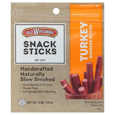 Old Wisconsin Turkey Snack Sticks - 8 Oz - Image 3