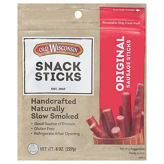 Old Wisconsin Original Snack Sticks - 8 Oz