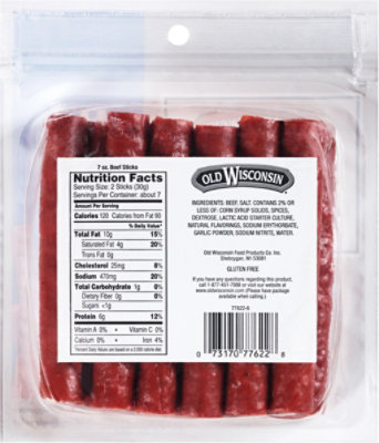 Old Wisconsin Beef Snack Bites - 7 Oz - Image 6