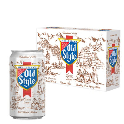 Old Style Premium Beer Cans - 24-12 Fl. Oz. - Image 1