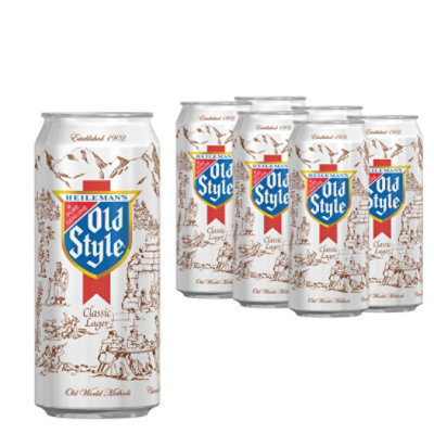 Old Style Beer Cans - 6-16 Fl. Oz. - Image 1