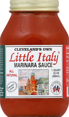 Clevelands Own Little Italy Marinara Sauce - 32 Oz - Image 2