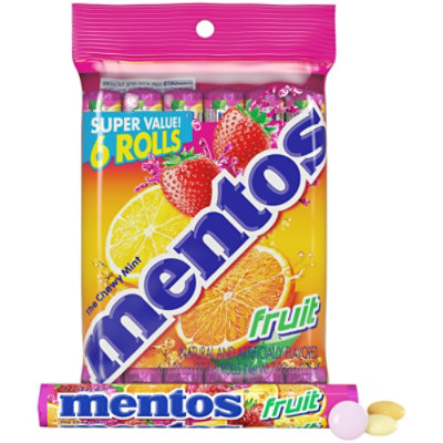 Mentos Peg Fruits 6 Pack - 7.92 Oz - Image 2