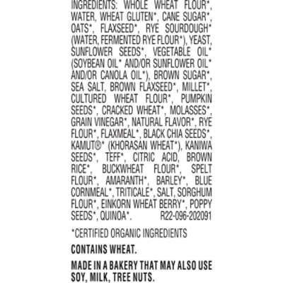 Brownberry Organic 22 Grains & Seeds Bread - 27 Oz - Image 2