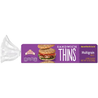 Brownberry Multigrain Sandwich Thins - 12 Oz - Image 2