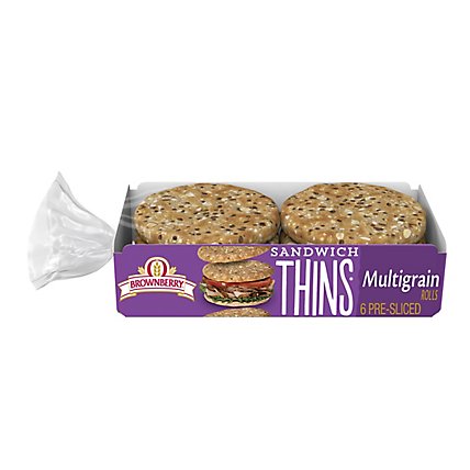Brownberry Multigrain Sandwich Thins - 12 Oz - Image 1