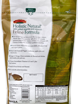 Bench Field Holistic Natural Feline Formula Cat Food Chicken Bag 3 Lb jewelosco