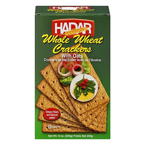 Kenover Hadar Green Whole Wheat Snack Crackers - 9 Oz