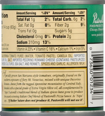 Pastorelli Sauce Pizza - 8 Oz - Image 3