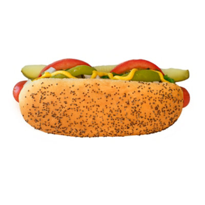 S.Rosens Buns Mary Ann Poppyseed Plain Hot Dog Buns - 8 Count - Image 4