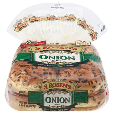 S.Rosens Onion Buns - 8 Count - Image 1