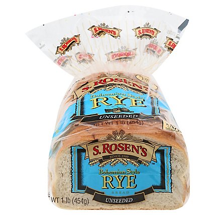 S.Rosens  Plain Rye Bread - 16 Oz - Image 1