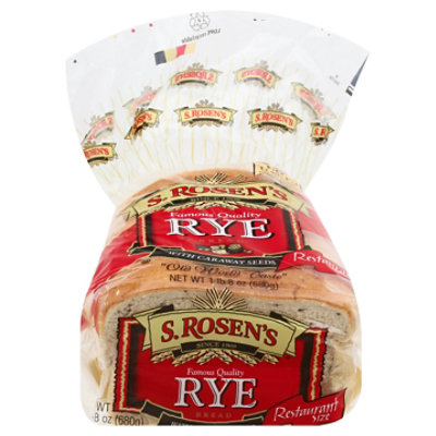 S.Rosens Seeded Rye Bread - 24 Oz - Image 1