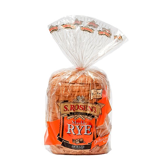 S.Rosens Marble Rye Bread - 24 Oz