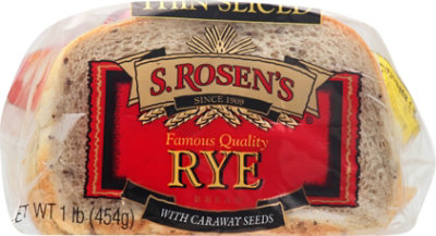 S.Rosens Thin Cut Seeded Rye Bread - 16 oz. - Image 2