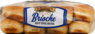 S.Rosens Deli Brioche Hot Dog Buns - 8 Count - Image 2