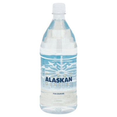 Clear Alaskan Glacial Drinking Water 1 Liter Carrs