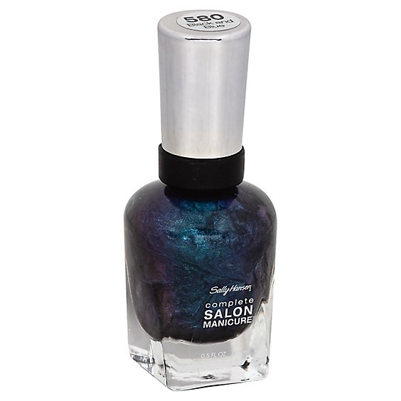 Sally Hansen Complete Salon Manicure Nail Color Black And Blue 0.5 Fz - .5 Fl. Oz.