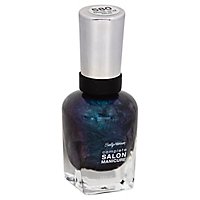 Sally Hansen Complete Salon Manicure Nail Color Black And Blue 0.5 Fz - .5 Fl. Oz. - Image 1