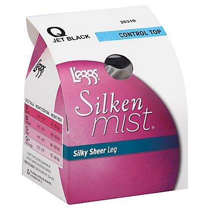 Leggs Silken Mist Ct Jtblk Q - 1 Count - Image 1