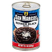 San Marcos Refried Black Beans - 16 Oz - Image 1