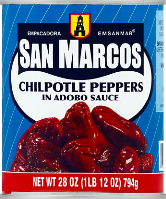 San Marcos Chipotle Peppers In Adobo Sauce, 28.0 Oz - 28 Oz - Image 2