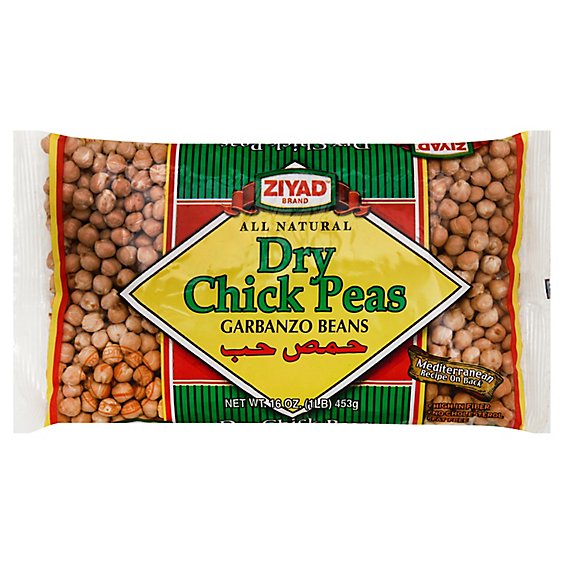 Ziyad Dry Chick Peas - 16 Oz