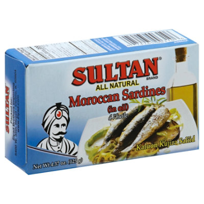 Sultan Sardine In Mild Sauce - 4.37 Oz - Image 1