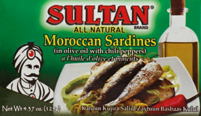 Sultan Sardine In Hot Olive Oil - 4.37 Oz - Image 2