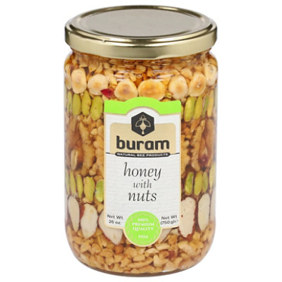 Buram Honey With Nuts - 26.5 Oz - Safeway