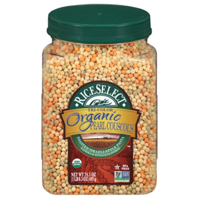 Riceselect Organic Tricolor Pearl Couscous - 24.5 Oz - Image 1