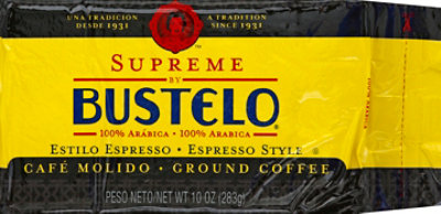 Supreme By Bustelo Premium Ground Coffee Espresso Style - 10 Oz - Image 1