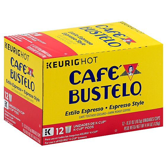 Cafe Bustelo Esprsso Kcup - 12 Ct