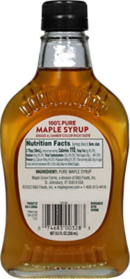 Maple Grove Farms Maple Syrup 100% Pure Amber - 8.5 Oz - Image 6