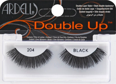 Ardell Double Up Double Layer Style Black 204 Lashes - Each - Image 2