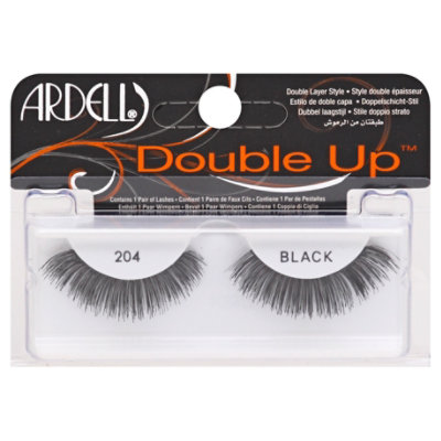 Ardell Eye Lash 204 Double Up Black - Each - Image 1