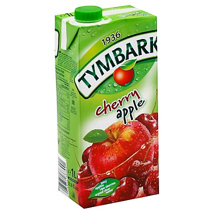 Tymbark Apple Cherry Fruit Drink - 33.8 Oz - Image 1
