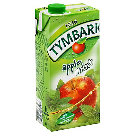 Tymbark Apple Mint Juice - 33.8 Oz